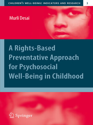 cover image of A Rights-Based Preventative Approach for Psychosocial Well-being in Childhood